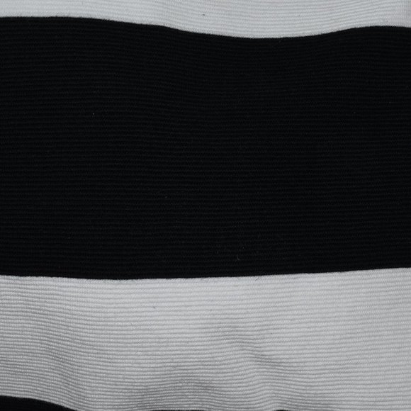 RALPH LAUREN Black And White Striped Spring/Summer Top. Size M - Picture 5 of 8